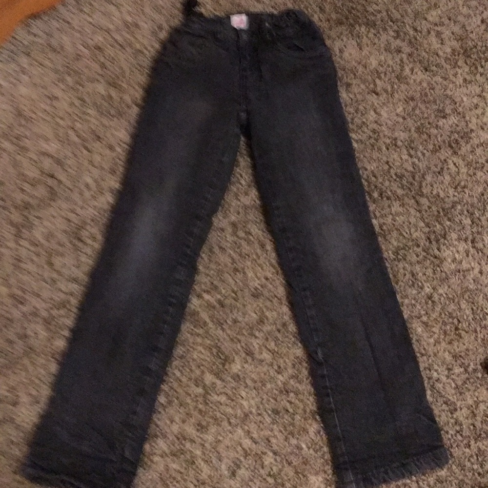 The Children’s Place fleece lined black jeans 8